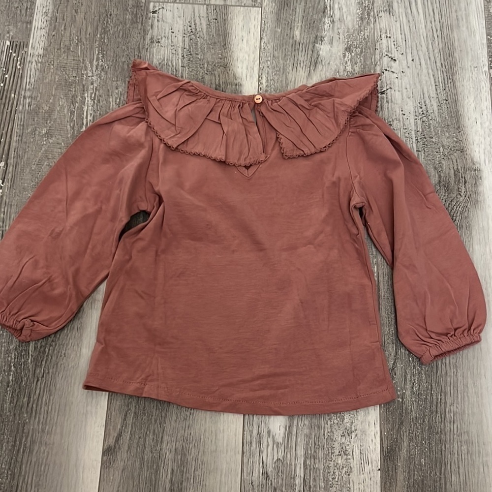Zara Bib Collar Oversized Blouse - Picture 9 of 9